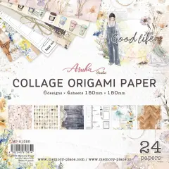 Asuka Studio Collage Origami Paper 6"X6" 24/Pkg-Good Life