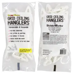 Grid Ceiling Hanglers&trade; Clothes Pin Clamps&trade;, Pack of 20