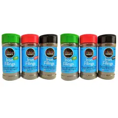 Two Iron Filings Variety Packs, 6 Jars Total