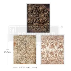 Middy Transfers&reg; - Delicate Lace - 3 sheets, 8.5"x11"