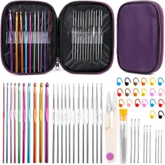 54 Pcs Crochet Hooks Set