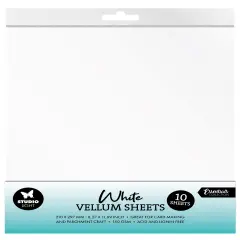 Studio Light Essentials Vellum Sheets 10/Pkg-Nr. 04, White