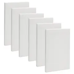 1 Inch Thick Foam Board Sheets - 6 Pack 17x11 Inch Polystyrene Rectangles for DIY Crafts, Insulation, Sculptures, Models (White)