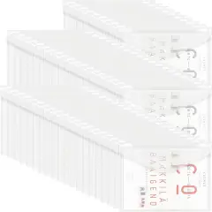 50pcs Plastic Envelopes with Button Snap Closure