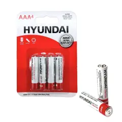 HYUNDAI&reg; 4 Pack AAA Heavy Duty Batteries