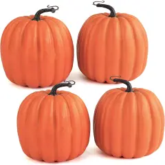 4PCS Big Artificial Pumpkins Table Display