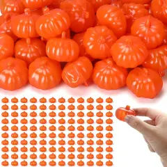 150 Pcs Fall Artificial Pumpkin Table Centerpiece