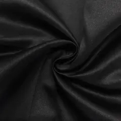 1 Yard Black Matte Satin Duchess Satin Fabric 58/60&Prime; Wide 100 Percent Polyester