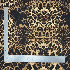 1 Yard Liverpool Knit Animal Print Fabric Stretch Crepe Texture for Clothing Projects 58"-60" Inches Width