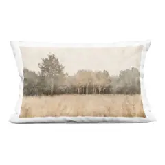 Stupell Industries Woodland Watercolors in Neutrals Indoor Pillow, 14 x 7 x 20