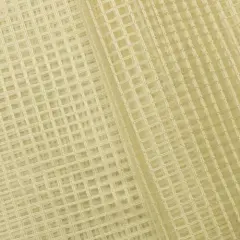 Pearl Ivory Window Pane Organza Home DecorFabric By the Yard