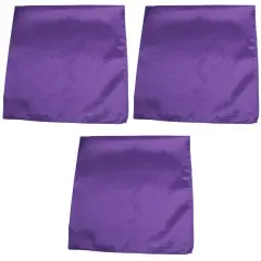 3 Pack Plain Cotton Bandanas Versatile Everyday Accessories