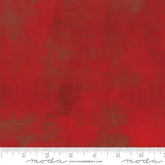 Red Grunge Basics Formula One 44"/45" Per Yard
