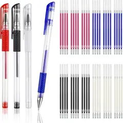 Heat Erasable Pens for Fabric (Black, Blue, White, Red)