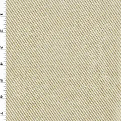 Beige/White Textured Twill Home Decorating Fabric By the Yard