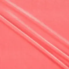 1 Yard Soft Stretch Velvet Fabric for Fashion Dancewear Costumes 58 60 Inch Width Coral