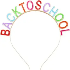 Back to School Headband Teacher Hairband Colorful