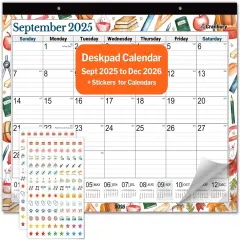 Big Deskpad Calendar or Extra Large Monthly Hanging Wall Planner