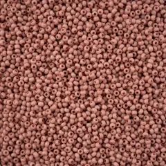John Bead 11/0 Opaque Dyed Solgel Czech Glass Seed Beads, 250g Opaque Pink
