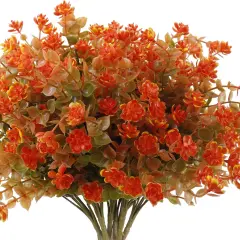 Fall Flowers Artificial for Decoration 8 Bunches
