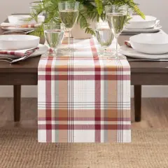 Home Fashions Seneca Plaid Harvest Fall, 13"x70"