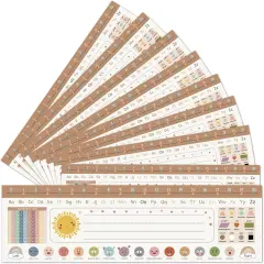 36PCS Boho Name Tags for Classroom Traditional Manuscript