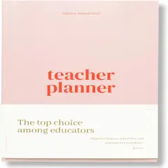 Teacher Planner 2025-2026 - Pink