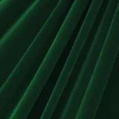 1 Yard Stretch Velvet Fabric Medium Weight Soft Sheen 4-Way Stretch Apparel 58/60" Width Hunter Green