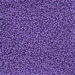 John Bead 11/0 Opaque Dyed Solgel Czech Glass Seed Beads, 250g Grape