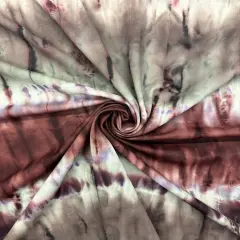 1 Yard Brown and Green Ombre Spandex Fabric for Swimwear Dancewear Activewear Costumes 58/60 Inches Wide