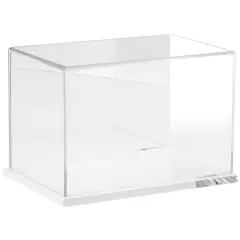 Plymor Clear Acrylic Display Case, 9" W x 6" D x 6" H Clear (Mirrored)