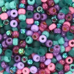 Miyuki 8 Round Seed Bead, Mix - Wicked Meadow, 22 grams
