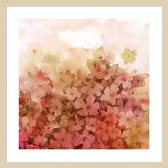 Feathered Fields V by Kelsey Wilson Wood Framed Wall Art Print