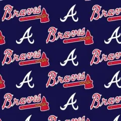 Licensed MLB Atlanta Braves Cotton 6631-B Fabric by the Yard