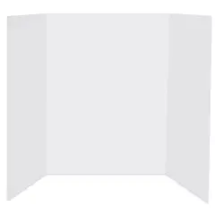 Fome-Cor Pro Folding Foam Pres Board - Tri-Fold, White, 28" x 40" x 3/16"