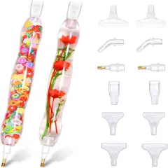 Diamond Painting Art Drill Accessories Pen Picker Tools Kit for Adult,5D Diamond Painting Bead Dotting Gem Dot Pen for Diamond Art Nail Art Flower Fruit