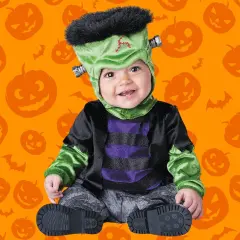 Monster Boo Infant Halloween Costume with Jumpsuit and Hood