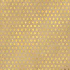 We R Designer Foil Accent Posterboard 22"X28"-Kraft W/Gold Foil Dots