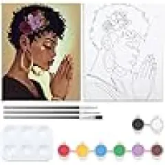 Supplies Art Set Afro Pray Woman