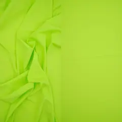 1 Yard Drapery Fabric Peach Skin Solid Stretch Woven Soft Brushed 57/58" Width LIME