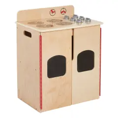 Play Kitchen Stove Natural