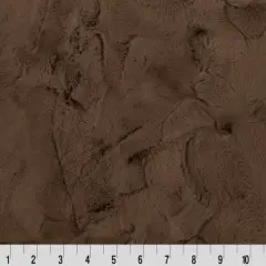 Brown Truffle Luxe Cuddle Mirage 80" Fabric per yard
