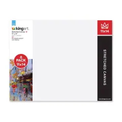 KINGART&reg; Stretched Canvas 11" x 14", 8-Pack