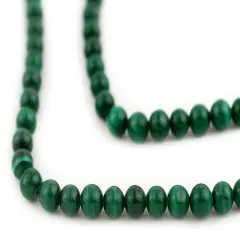 The Bead Chest Round Malachite Beads (5mm)