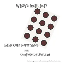 Miraculous: Tales of Ladybug & Cat Noir - Master Fu Symbol Edible Cake Topper