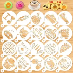 20 Pack -Happy Fall Farmhouse Harvest Give Thanks AutumnTemplate Stencils