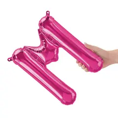 NorthStar Balloons&reg; 16 Inch Letter M Magenta Air Fill Only