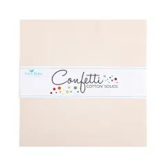 Confetti Cotton 10" Square Pack (Layer Cake / 10" Stacker) in Ivory byfor Riley Blake (10-120-IVORY-42)