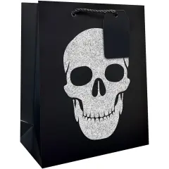 Pack/6: Skull Gift Bag - 8 x 4 x 10"
