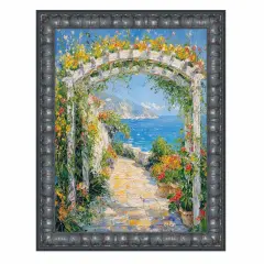 Gotham Gothic Black Ornate Picture Frame 10x14 frame